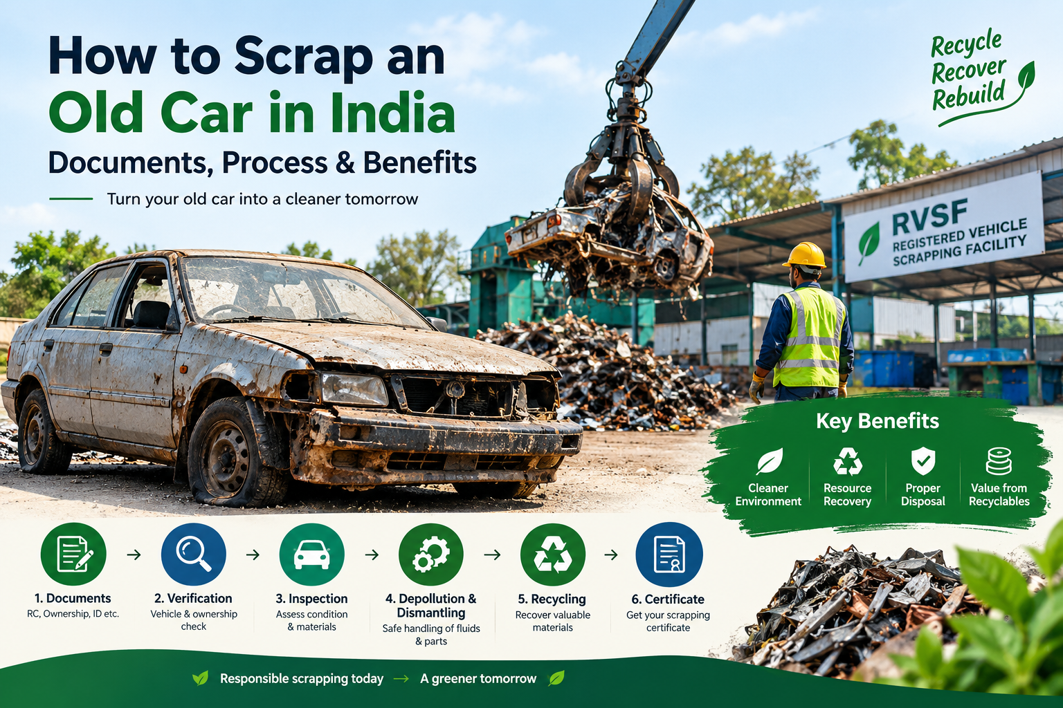 old car scrapping and recycling